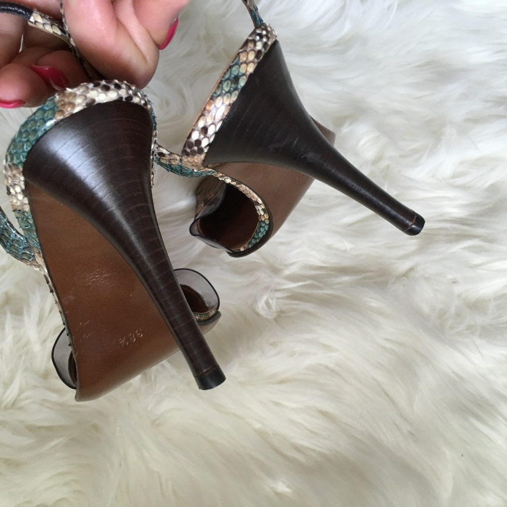 walter steiger croc slingback shoes - Picture 6 of 7